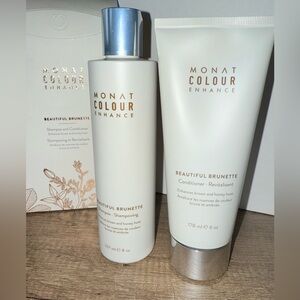 Monat Colour Enhance Hair Set BEAUTIFUL BRUNETTE Shampoo 8 oz, Conditioner 6 oz